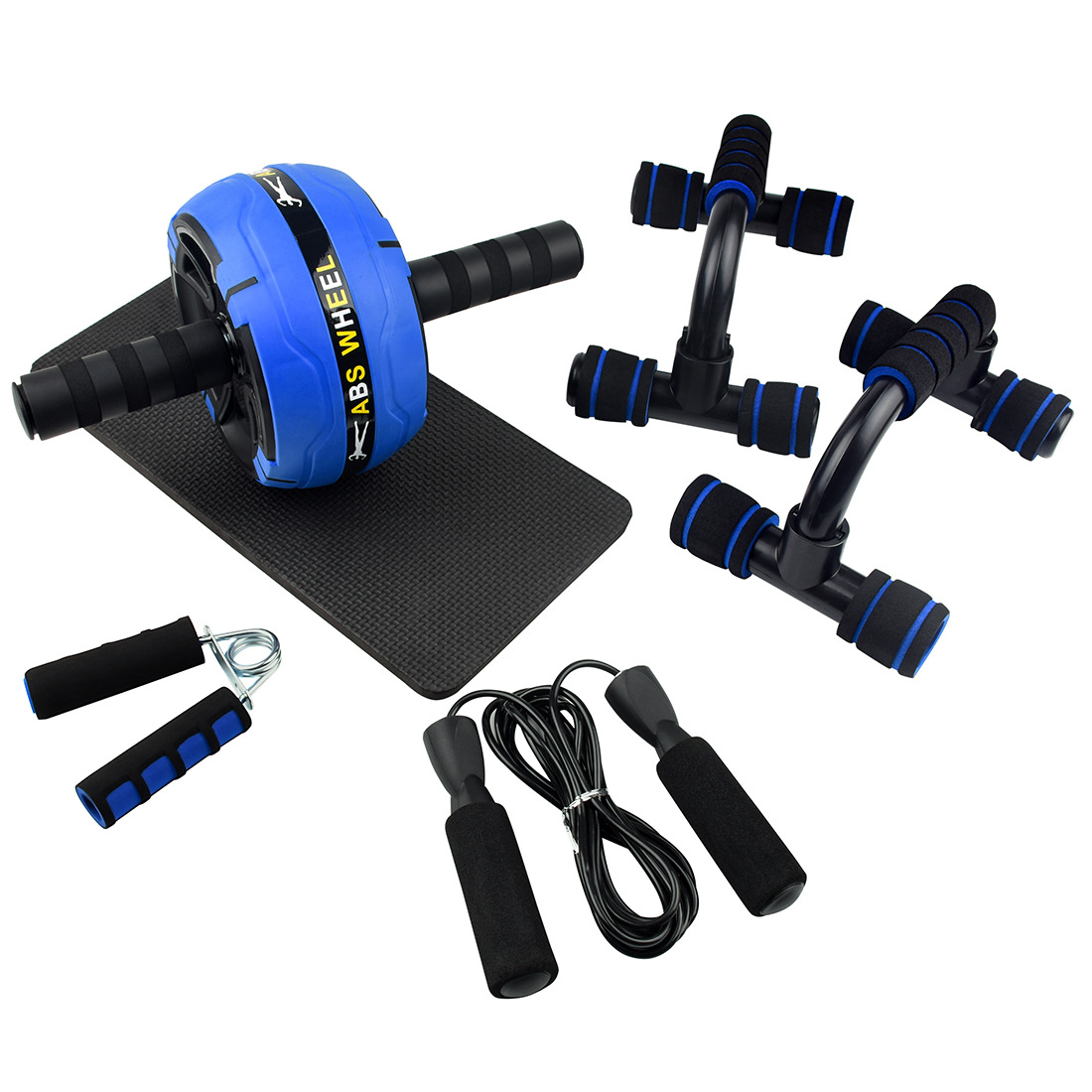 6 In 1 Ab Wheel Roller Kit