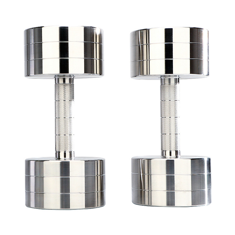 Fixed Chrome Steel Dumbbells