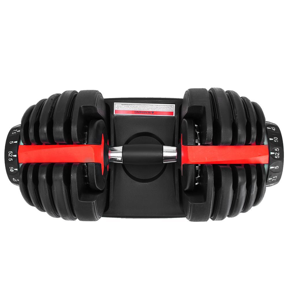 Home Use Quick Change Adjustable Dumbbell With Rubber Coated