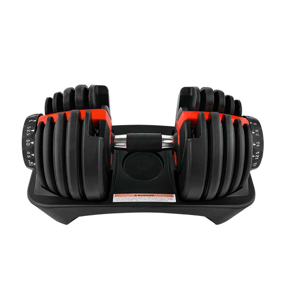 Home Use Quick Change Adjustable Dumbbell With Rubber Coated
