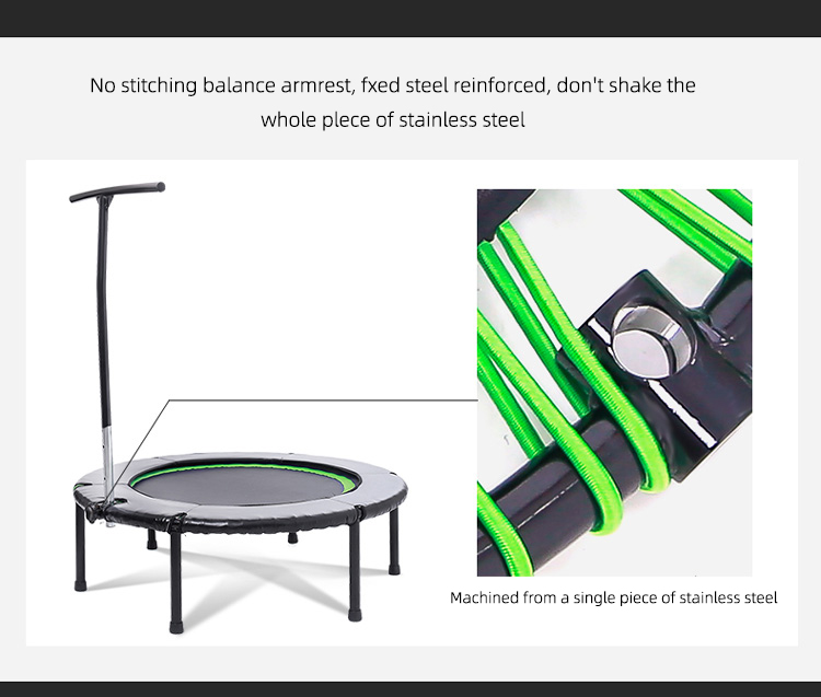 Round Armrest Trampoline