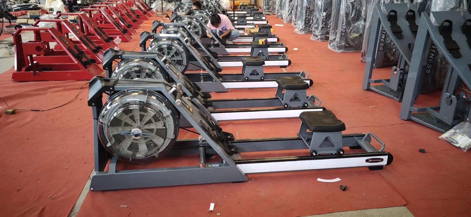 Double Tank Seated Water Rower