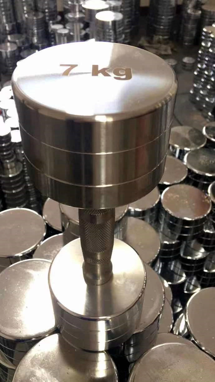 Fixed Chrome Steel Dumbbells