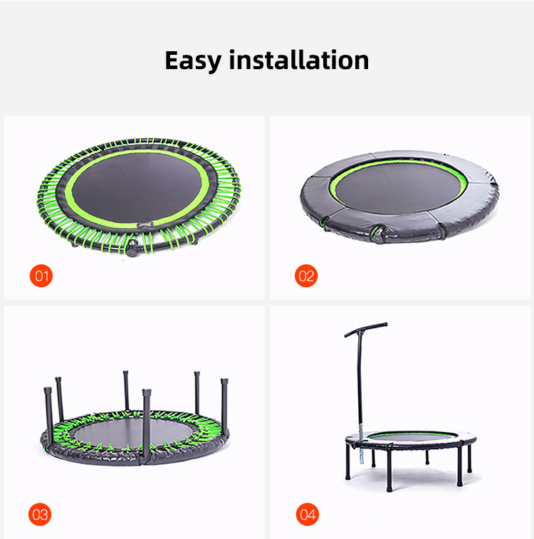 Round Armrest Trampoline