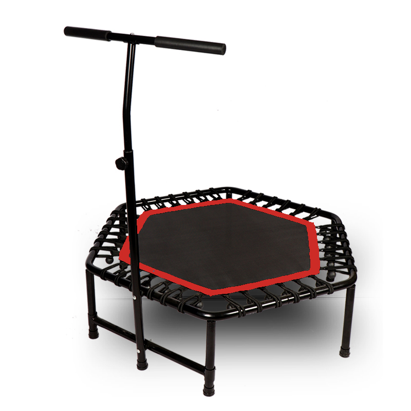 Hexagonal armrest trampoline