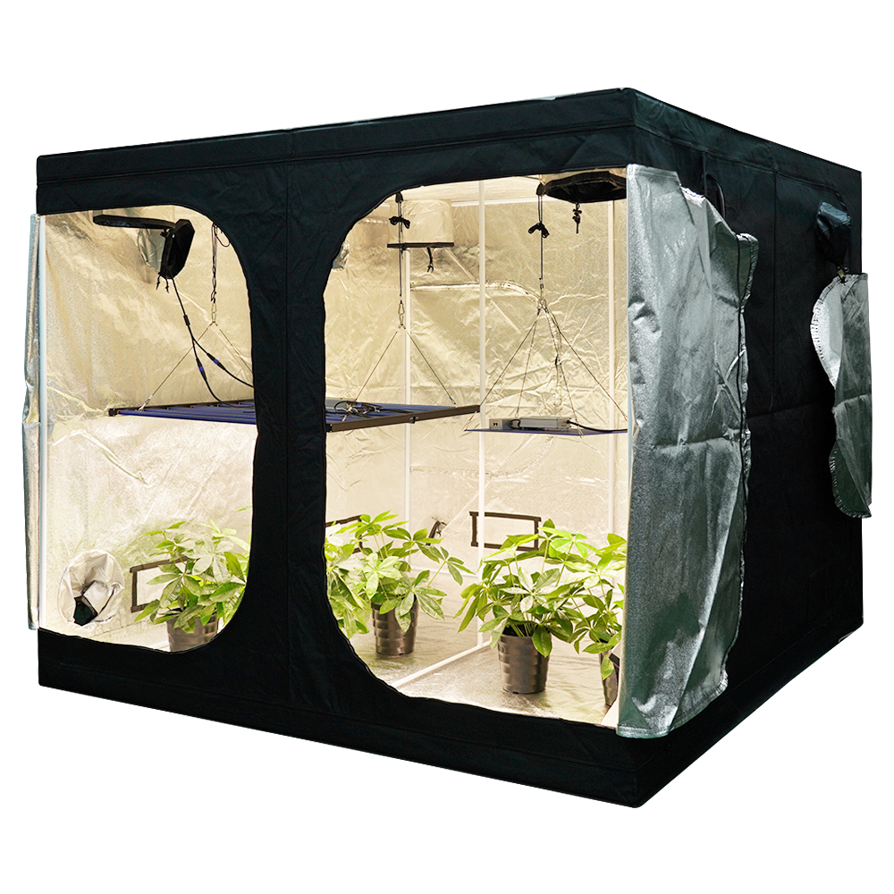 MEIJIU Hydroponics Indoor Grow 200x300x200CM 600D Grow Tent