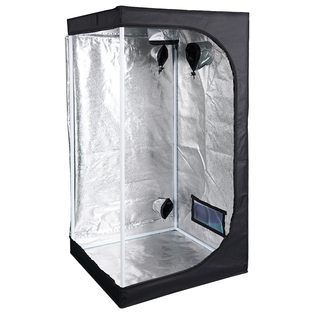 MEIJIU Hydroponics 100x100x200CM 600D Grow Tent Kit Grow Box