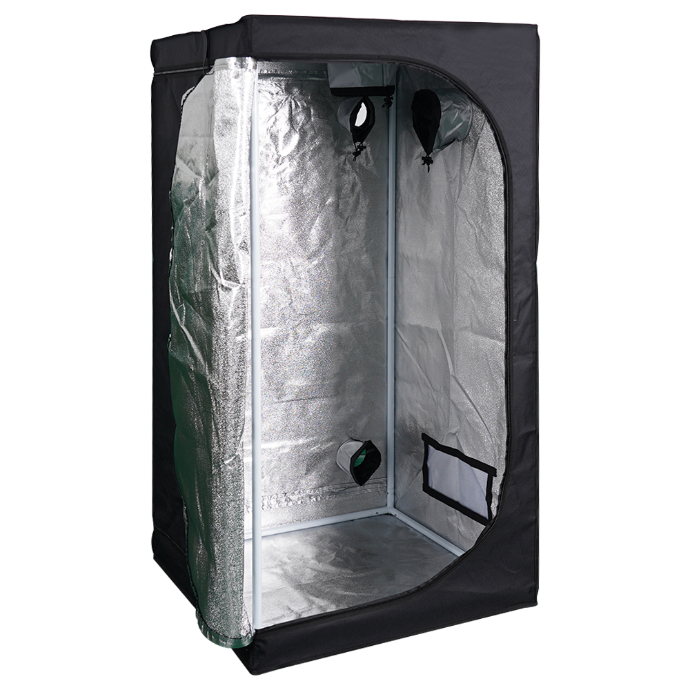 MEIJIU Hydroponics 100x100x200CM 600D Grow Tent Kit Grow Box