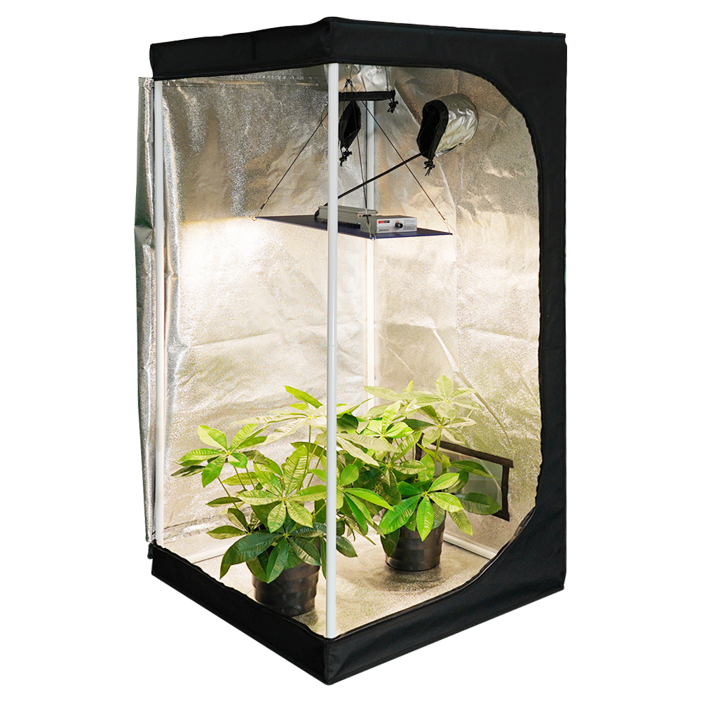 MEIJIU Hydroponics Indoor Grow 90x90x180CM 600D Grow Tent