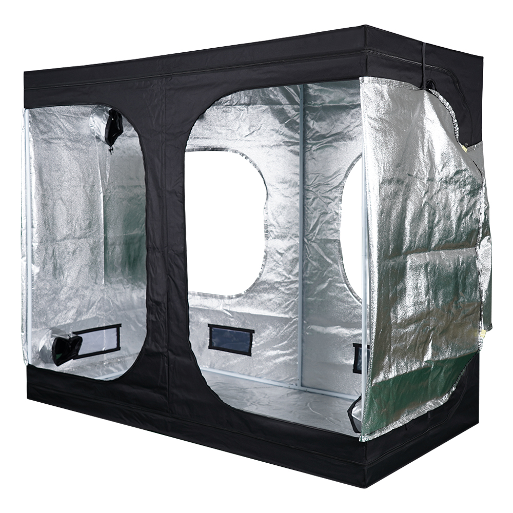 MEIJIU Hydroponics 120x240x200CM 600D Grow Tent Kit Grow Box