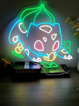 Custom Pokemon BULBASAUR Led Neon Sign BULBASAUR Neon Sign Anime Neon Light  Sign Custom Pokemon Neon Signs, Room Decor Wall Art Birthday  Gift-metalfidget