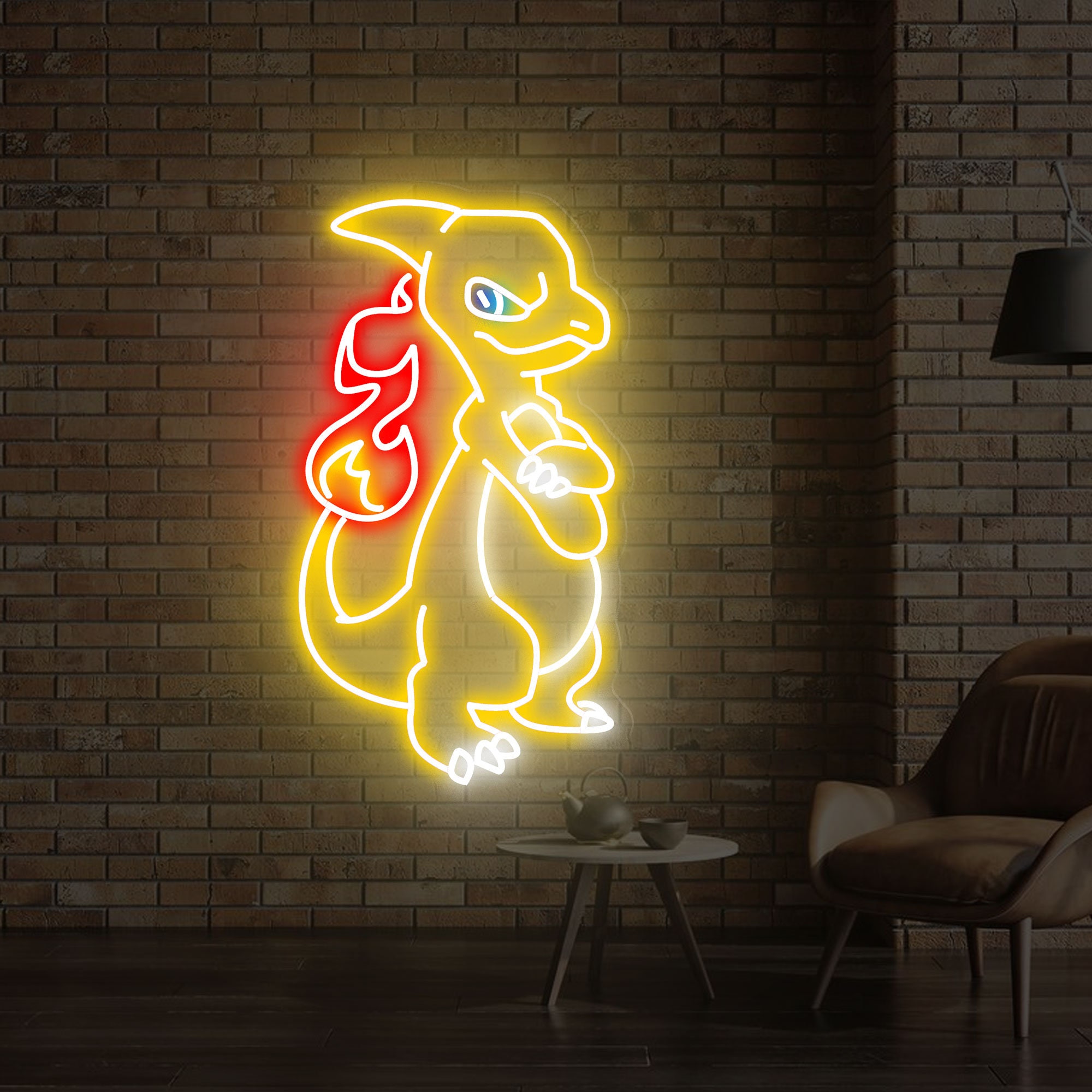 Charizard Pokemon Neon Sign, LED Light, Anime