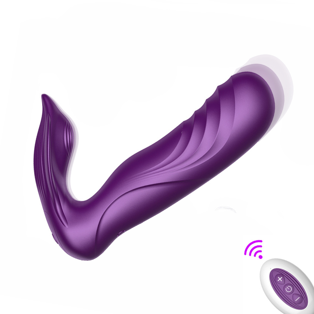 Female Couple Dildo Vibrator G-spot Clitoris Stimulator Wireless Wearable
