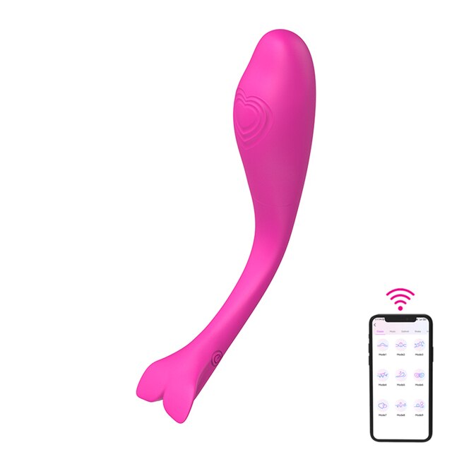 Remote Control APP Bluetooth Vibrator G-spot Clitoris Powerful Vibrator Female Masturbator-Sevenleader