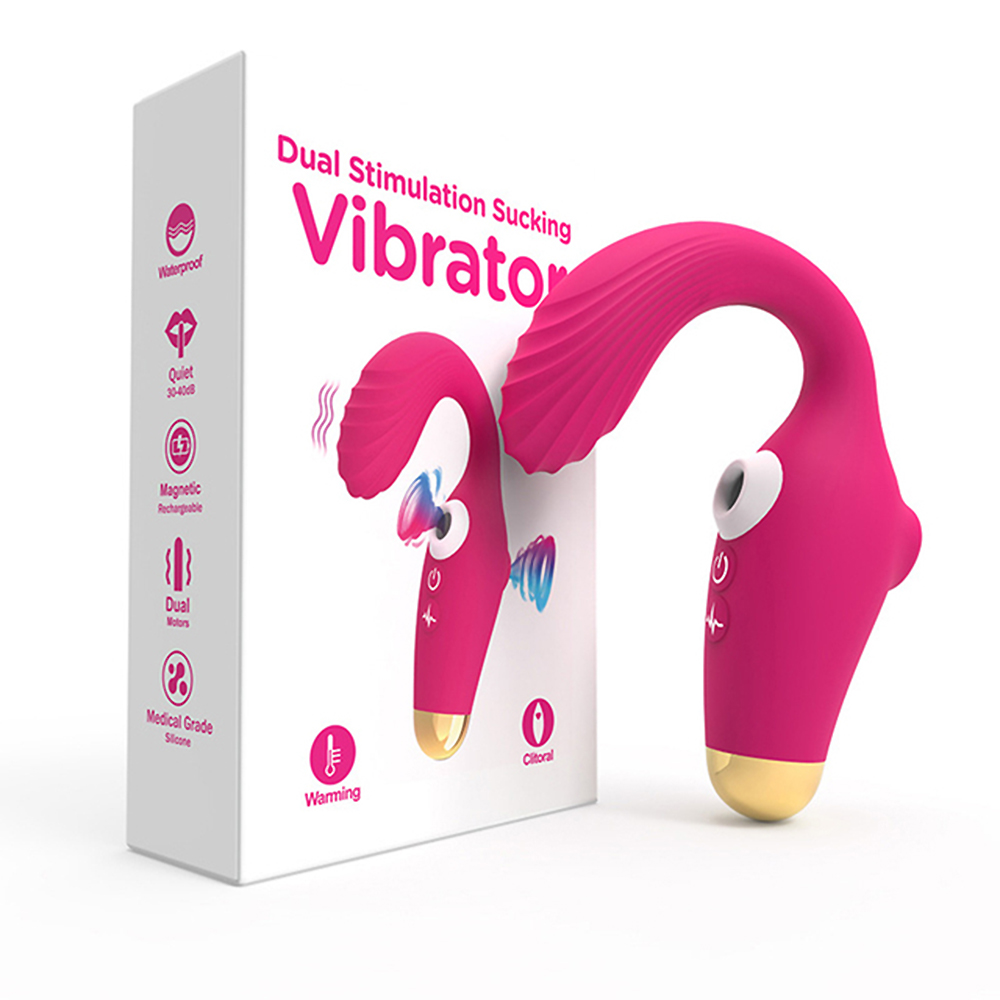 Female Vaginal Sucking Vibrator Sex Toys G-spot Stimulator Heated Vibrating Clit Sucker Masturbator