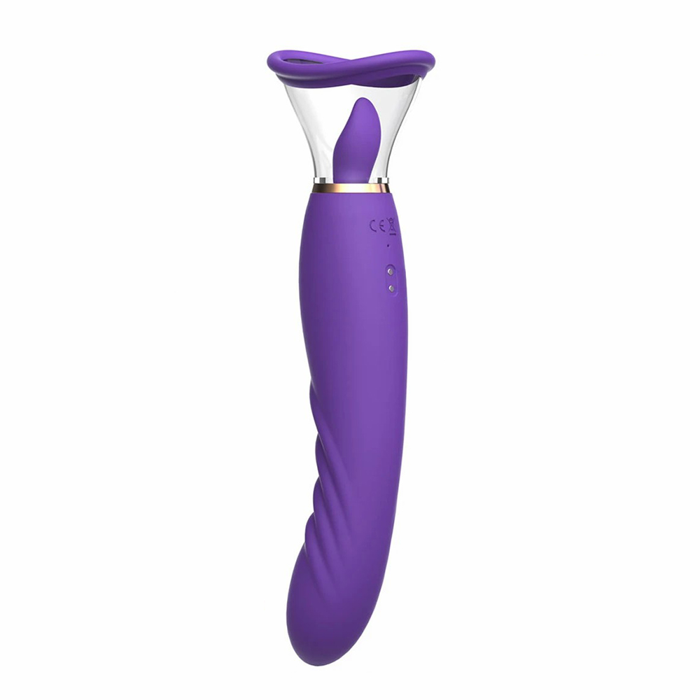 female vibrator clit stimulator sucking dildo blowjob sucker licking masturbator