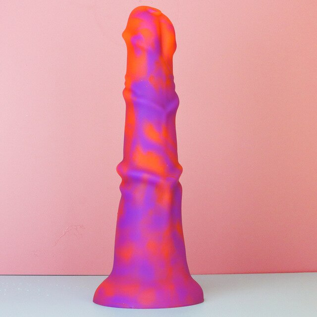 Huge silicone dildo lesbian anal vaginal dilator masturbation-Sevenleader