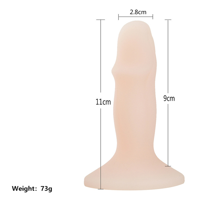 Soft Silicone Anal Plug Toy Gay Stimulation Massage with Strong Suction Cup-Sevenleader