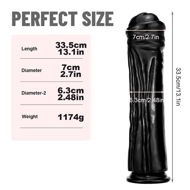 oversized dildo anal plug couples anal dilator female massage toys-Sevenleader