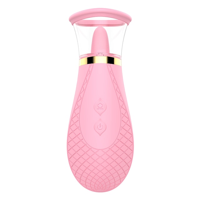 Suck and Lick Vibrator 9 Frequency Clit Tongue Nipple Stimulator Female Orgasm Vagina-Sevenleader