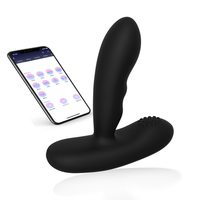 APP Wireless Remote Control Prostate Massager for Men G-spot Anal Vibrator Gay Sex Toy-Sevenleader