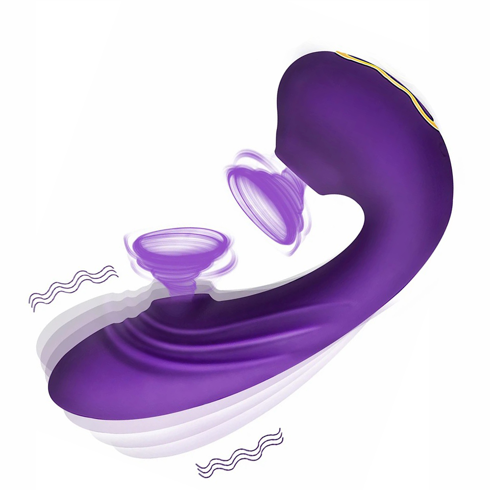 3 in1 Clit Sucker Dildo Vibrator for Women Masturbator Sucking Vibrators for Women Clitoral G spot Stimulator Sex Toys for Adul