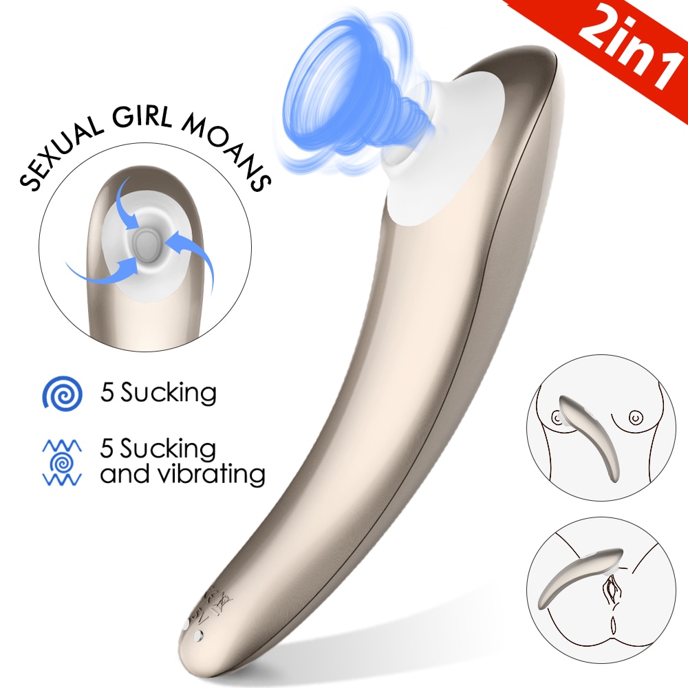 Clitoral Stimulator with 10 Suction Modes Air Pulse Pressure Wave Technology Waterproof Rechargeable Sex Toy-Sevenleader