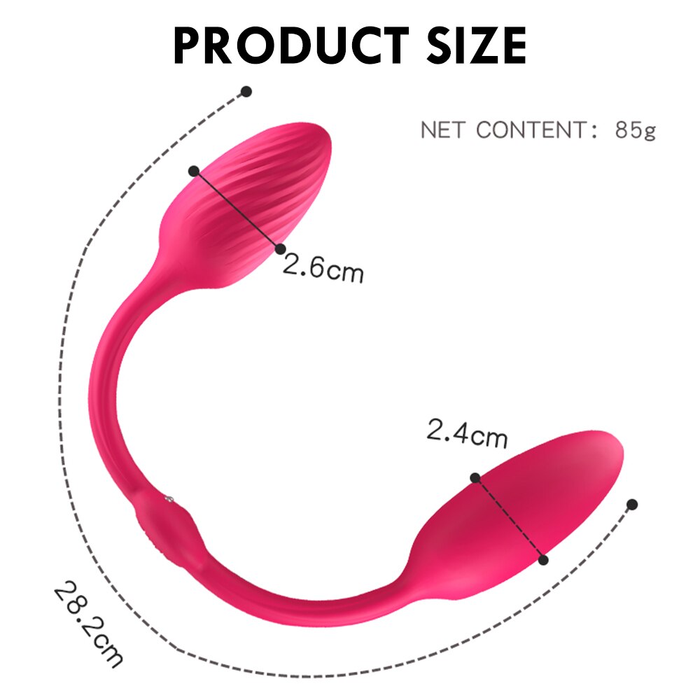 Double Headed Dildo Female Sex Toys Couples Vaginal G-Spot Stimulation Vibrator-Sevenleader