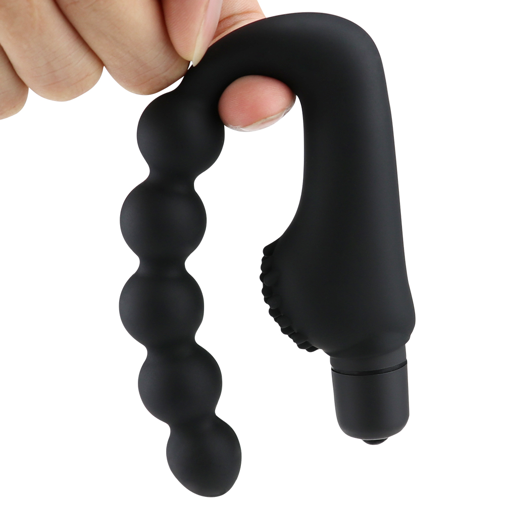 Prostate Massager Men Anal Plug Waterproof 10 Speed Vibrator Anal Beads-Sevenleader