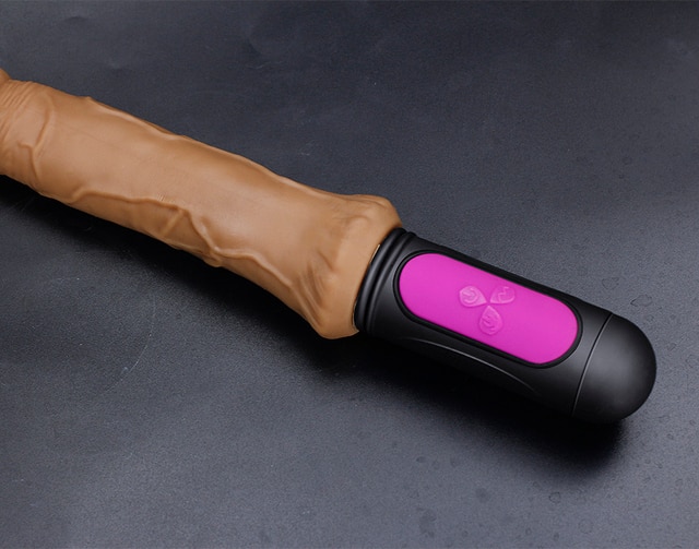 Heated Realistic Female Vibrator 10 Speed Huge Dildo Penis G-Spot Masturbator-Sevenleader