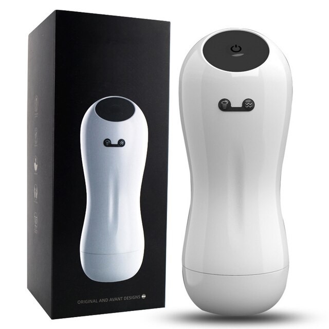 Automatic Masturbator for Men with Interactive Voice 3 Suction and 12 Vibration Modes-Sevenleader
