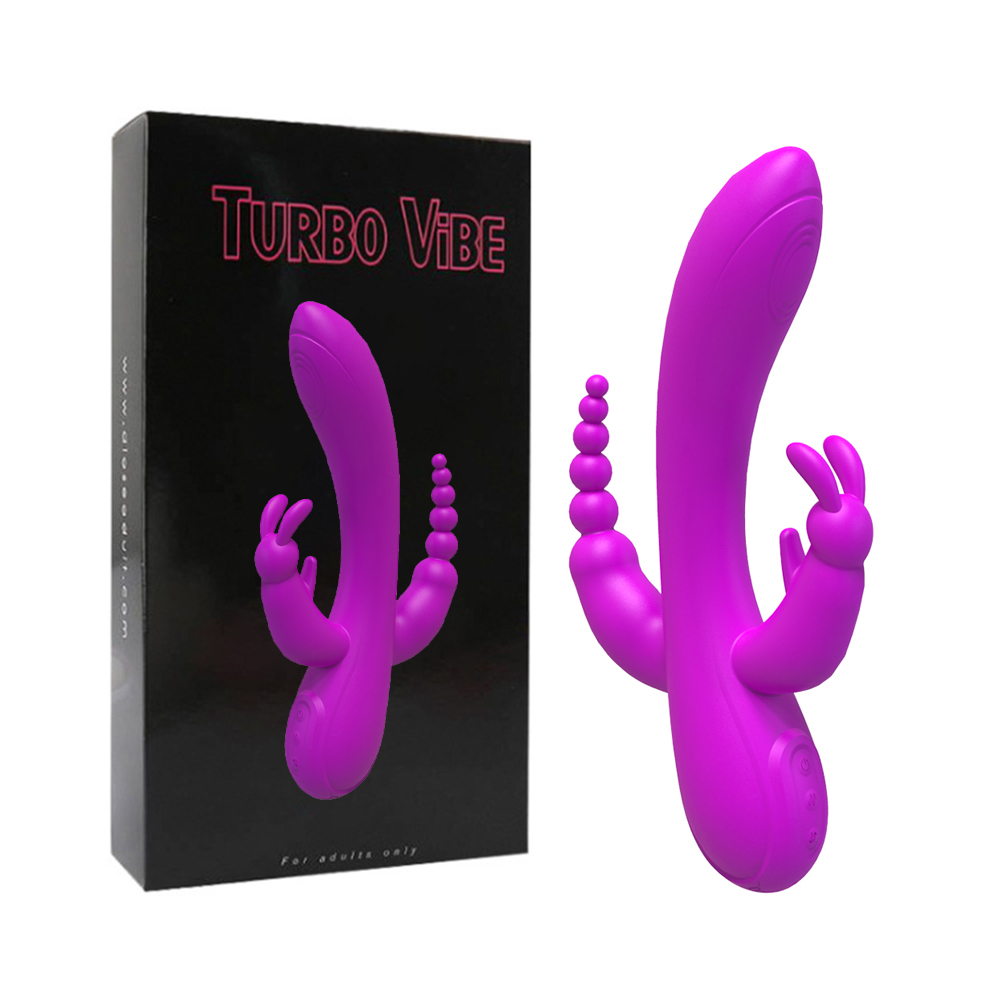 3 in 1 Clit Dildo Vibrator G-spot Tongue Licking Clit Vacuum Stimulator Adult Anal Sex Toys