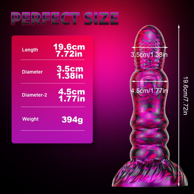 Silicone Anal Animal Dildo Adult Masturbation Male Prostate Massager Lesbian Anal Sex Toy-Sevenleader