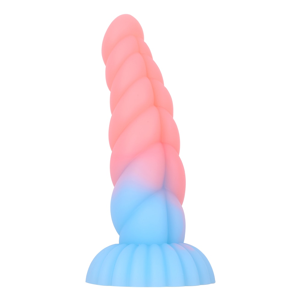 Silicone light up dildo with suction cup anal toy huge female masturbation sex toy-Sevenleader
