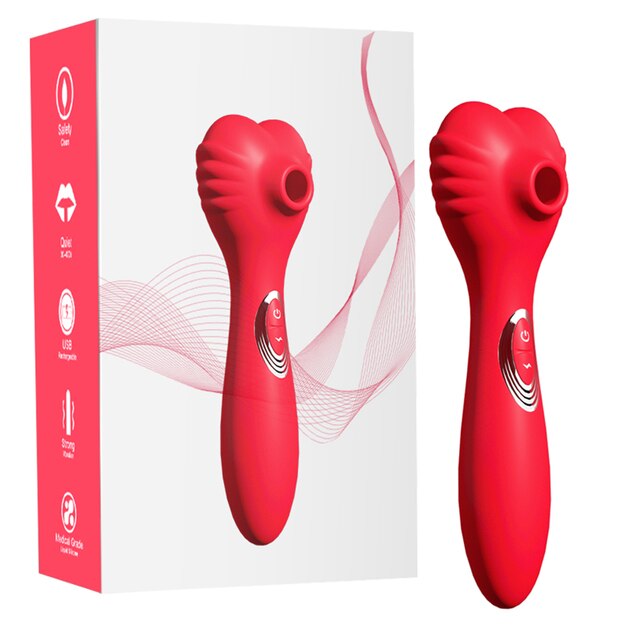Sucking Vibrator Dual Motor Clit Sucker Clit Stimulator for Female Masturbation-Sevenleader