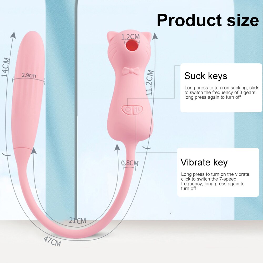 Sucking Vibrator 10 Speed Vibration Clit Sucker Nipple Blowjob Stimulation Female Masturbation Sex Toys-Sevenleader