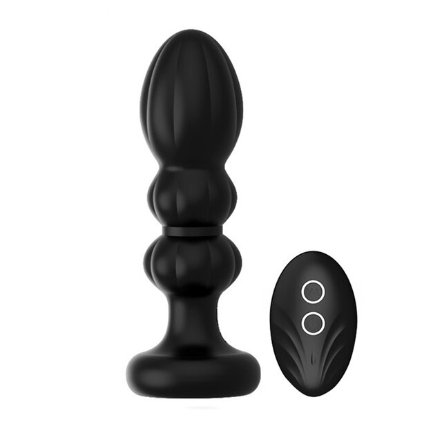 Telescoping Motor Anal Plug Vibrator Male Dildo Masturbation Device Prostate Massager Gay Sex Toys-Sevenleader
