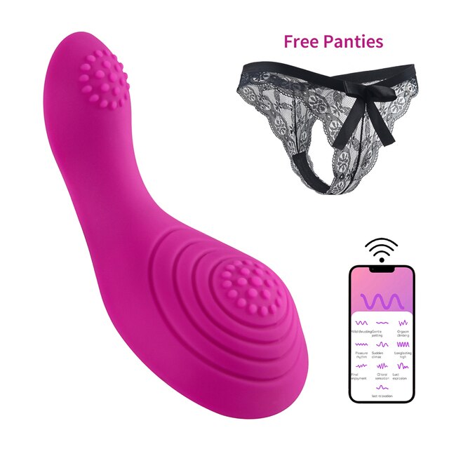 Women's Wireless Bluetooth Vibrator APP Remote Control Wearing Vibrating Egg Clitoral Stimulator Panties-Sevenleader