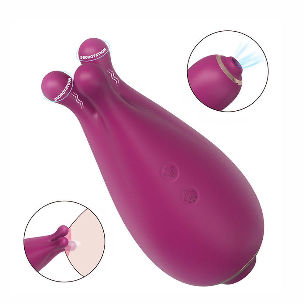 Wireless G-spot Vibrator Toy Female Tongue Licking Clitoris Stimulator Vaginal Massager