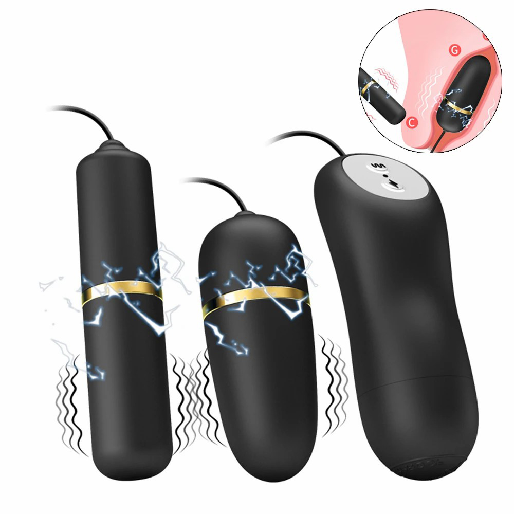Wireless Remote Electric G-spot Vaginal Stimulator Bullet Vibrator Female Masturbator
