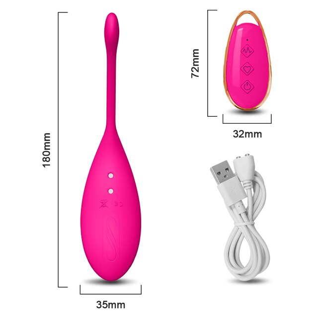 Women's Wireless Remote Control Vibrator 12 Vibration Modes G-spot Vibrator Sex Toy-Sevenleader