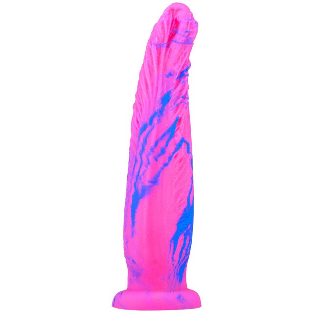 Colorful Silicone Anal Plug Thick Dildo Gay Lesbian Adult Sex Toys-Sevenleader