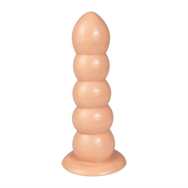 Big Anal Plug Adult Sex Toys Lesbian Vaginal Stimulator Anal Vaginal Dilator Prostate Massager Pull Bead Tool-Sevenleader