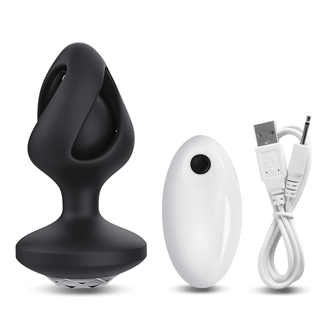 Wireless Anal Plug 7 Vibration Modes Prostate Stimulator Toy Remote Control Anal Sex Toys Adult Sex Toys for Men and Women-Sevenleader