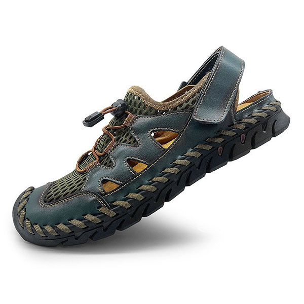 Leather Sandals Casual Slippers