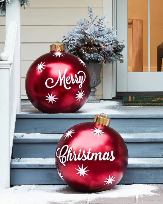 Outdoor Christmas PVC inflatable Decorated Ball