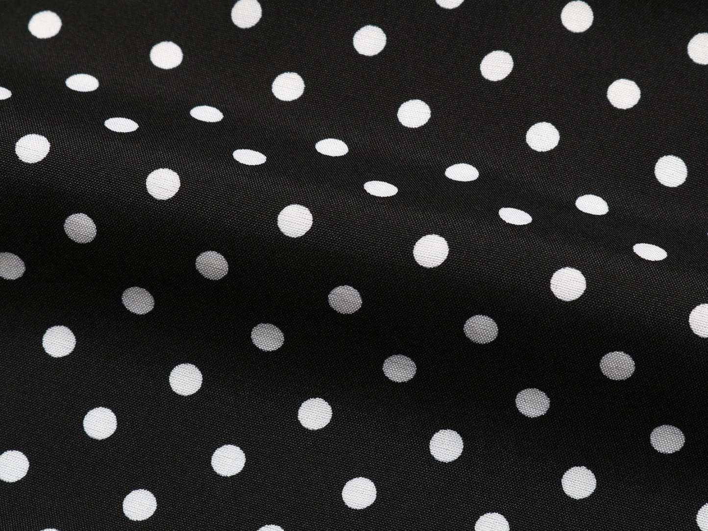 Black White Polka Dot Midi Dress