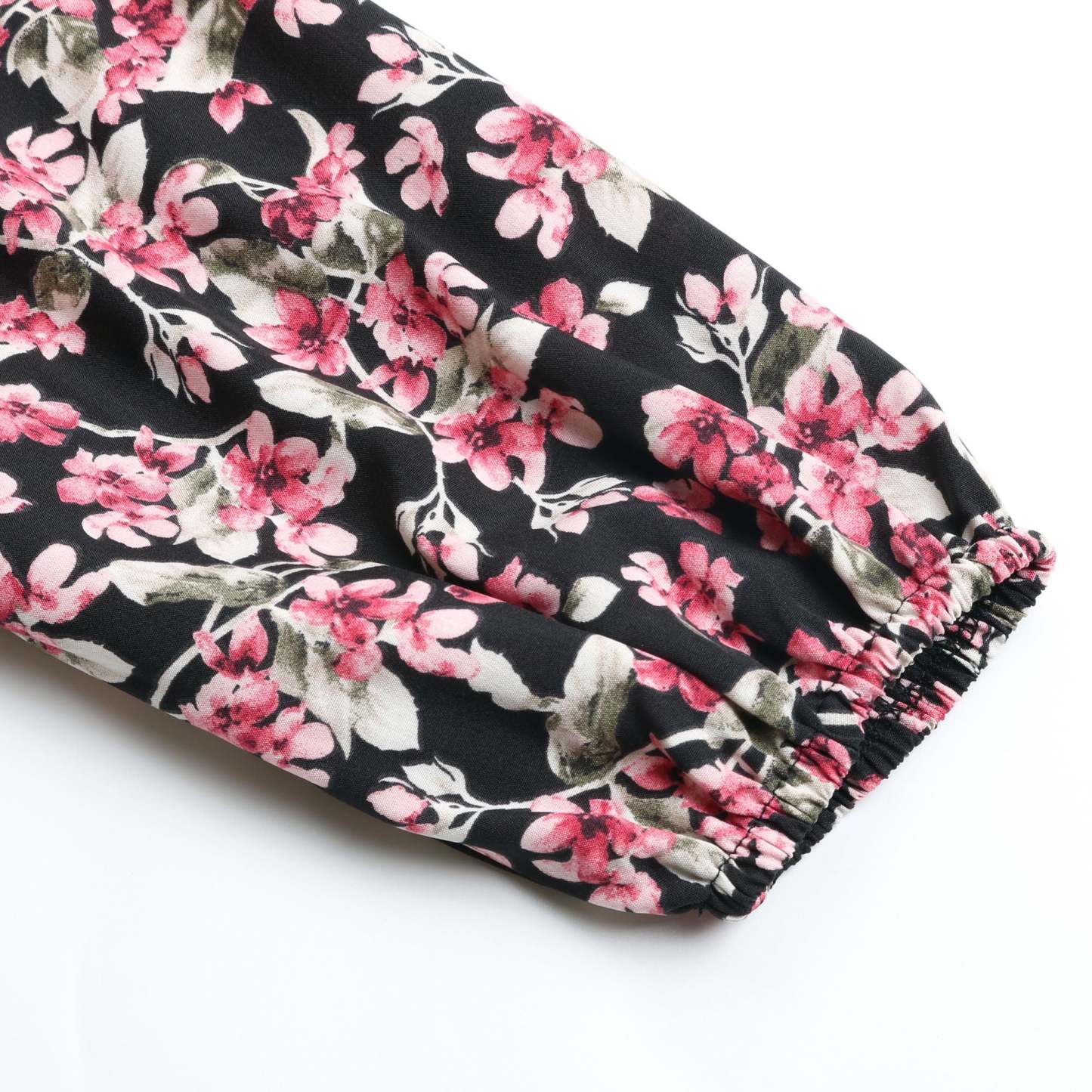 Floral Print Boho Ruffles Pleated Midi Dresses