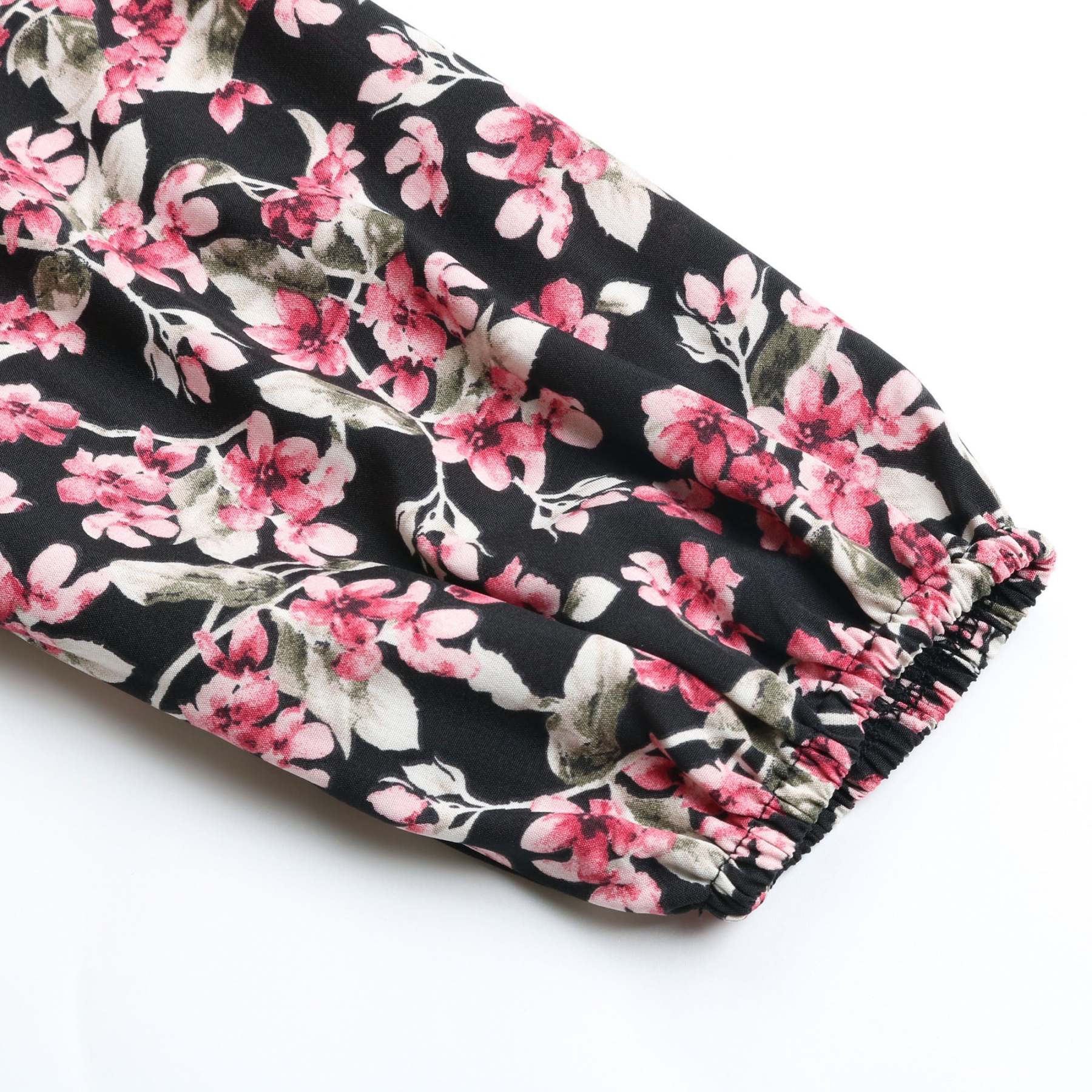 Floral Print Boho Ruffles Pleated Midi Dresses