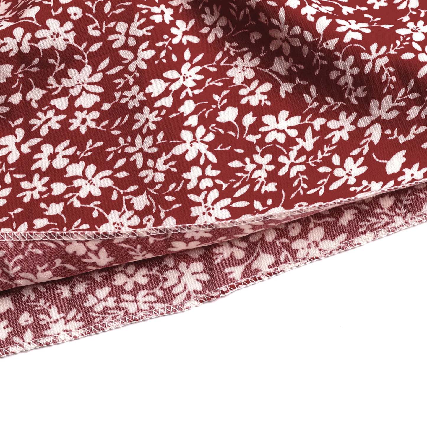 Ruffle Shoulder Smocked Midi Dress